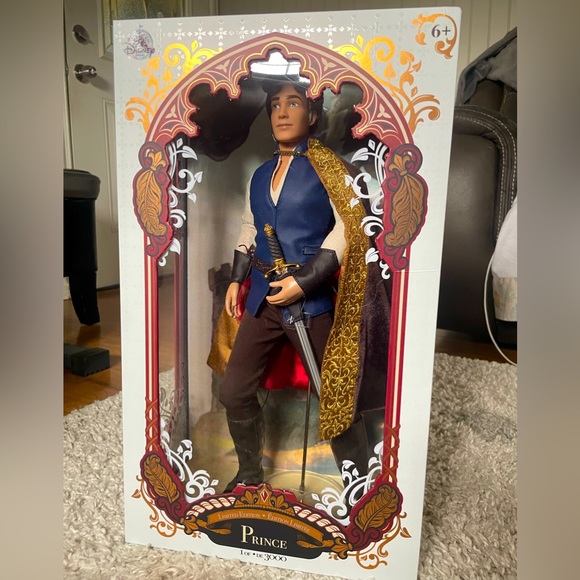 Disney Limited Edition Snow White Prince Collectors Doll 17” Rare - Picture 7 of 7